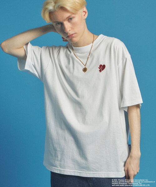 PLAYBOY(プレイボーイ)の「【SEQUENZ(シークエンズ)】PB 2-PACK S/S TEE / 2枚組セット パック Tシャツ ワンポイント 刺繍 半袖(Tシャツ/カットソー・メンズ・その他1/その他2・MEDIUM/LARGE/X-LARGE)」の10枚目の写真