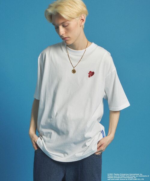 PLAYBOY(プレイボーイ)の「【SEQUENZ(シークエンズ)】PB 2-PACK S/S TEE / 2枚組セット パック Tシャツ ワンポイント 刺繍 半袖(Tシャツ/カットソー・メンズ・その他1/その他2・MEDIUM/LARGE/X-LARGE)」の12枚目の写真