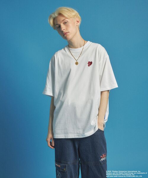 PLAYBOY(プレイボーイ)の「【SEQUENZ(シークエンズ)】PB 2-PACK S/S TEE / 2枚組セット パック Tシャツ ワンポイント 刺繍 半袖(Tシャツ/カットソー・メンズ・その他1/その他2・MEDIUM/LARGE/X-LARGE)」の15枚目の写真