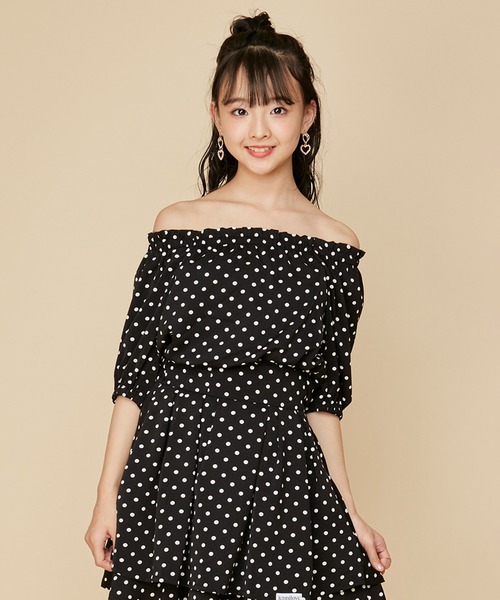 セール】ドットブラウス（シャツ/ブラウス）｜JENNI love  