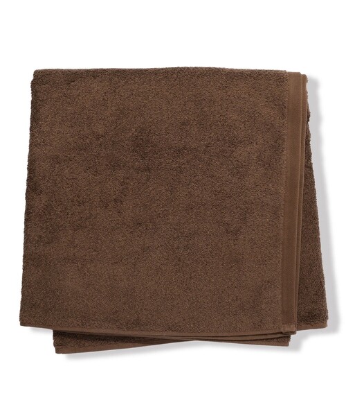 TOMORROWLAND HOME(トゥモローランドホーム)の「コットンヘンプバスタオル(タオル・レディース・イエロー/チャコールグレー/ホワイト/ピンク/ダークブラウン/グリーン・FREE)」の1枚目の写真