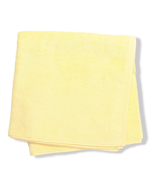 TOMORROWLAND HOME(トゥモローランドホーム)の「コットンヘンプバスタオル(タオル・レディース・イエロー/チャコールグレー/ホワイト/ピンク/ダークブラウン/グリーン・FREE)」の5枚目の写真