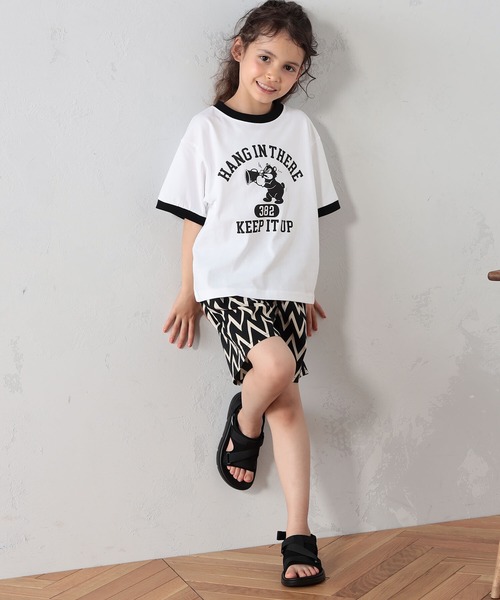 FOUND GOOD(ファウンドグッド)の「リンガーTシャツ(Tシャツ/カットソー・キッズ・ブラック/ブルー系5/レッド系5・110cm/120cm/130cm/140cm/150cm)」の2枚目の写真