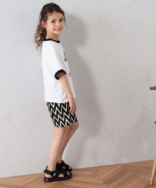 FOUND GOOD(ファウンドグッド)の「リンガーTシャツ(Tシャツ/カットソー・キッズ・ブラック/ブルー系5/レッド系5・110cm/120cm/130cm/140cm/150cm)」の5枚目の写真