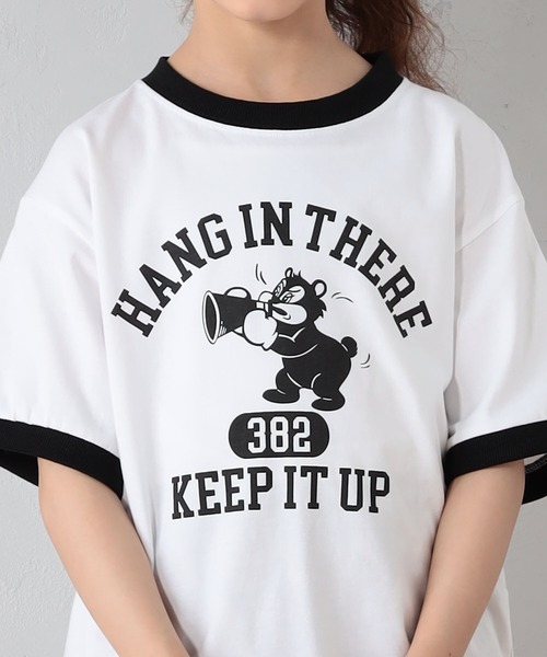 FOUND GOOD(ファウンドグッド)の「リンガーTシャツ(Tシャツ/カットソー・キッズ・ブラック/ブルー系5/レッド系5・110cm/120cm/130cm/140cm/150cm)」の7枚目の写真