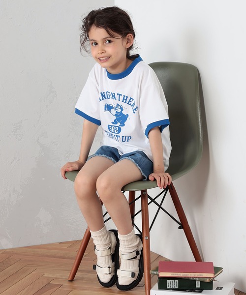 FOUND GOOD(ファウンドグッド)の「リンガーTシャツ(Tシャツ/カットソー・キッズ・ブラック/ブルー系5/レッド系5・110cm/120cm/130cm/140cm/150cm)」の11枚目の写真