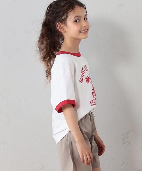 FOUND GOOD(ファウンドグッド)の「リンガーTシャツ(Tシャツ/カットソー・キッズ・ブラック/ブルー系5/レッド系5・110cm/120cm/130cm/140cm/150cm)」の13枚目の写真