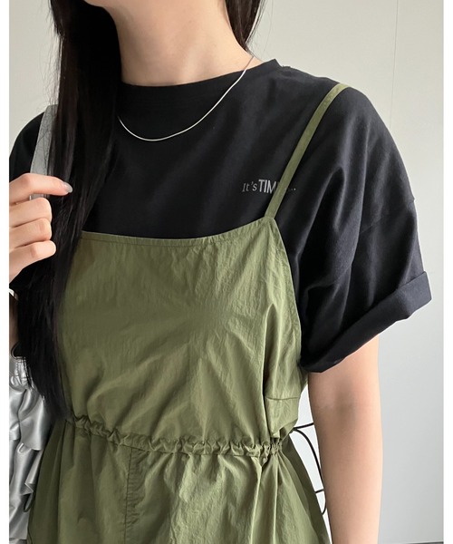 sakishimatokyo(サキシマトーキョー)の「ワンポイント/バックプリントロゴTシャツ(Tシャツ/カットソー・レディース・オフホワイト/ブラック系その他/ピンク/ブラック/ホワイト/ベージュ/ブラック系その他2・FREE)」の11枚目の写真