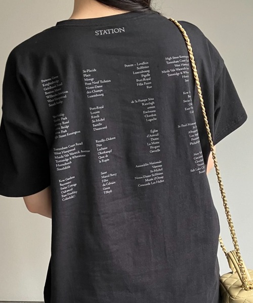 sakishimatokyo(サキシマトーキョー)の「ワンポイント/バックプリントロゴTシャツ(Tシャツ/カットソー・レディース・オフホワイト/ブラック系その他/ピンク/ブラック/ホワイト/ベージュ/ブラック系その他2・FREE)」の19枚目の写真