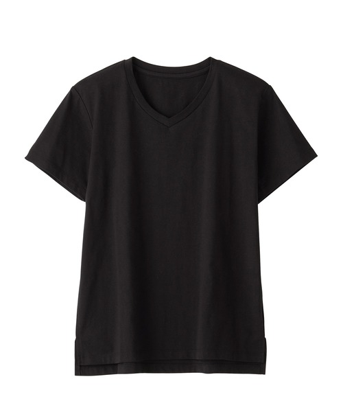 玄関先迄納品 綿100％VネックTシャツ（Tシャツ/カットソー）｜CHAN ME バレエ
