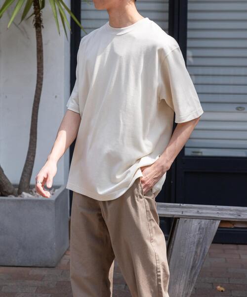 FORK&SPOON（フォークアンドスプーン）の「FORK&SPOON　TCワッフルショートスリーブTシャツ（Tシャツ/カットソー・メンズ・オフホワイト/チャコールグレー/モカ・4/5）」の5枚目の写真