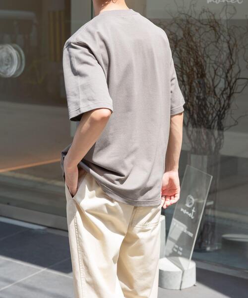 FORK&SPOON（フォークアンドスプーン）の「FORK&SPOON　TCワッフルショートスリーブTシャツ（Tシャツ/カットソー・メンズ・オフホワイト/チャコールグレー/モカ・4/5）」の13枚目の写真