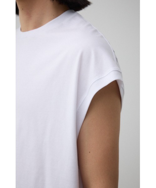 AZUL by moussy（アズールバイマウジー）の「オーバーサイズノースリーブトップス（Tシャツ/カットソー・メンズ・ホワイト/ライトブルー/ブラック・FREE）」の15枚目の写真