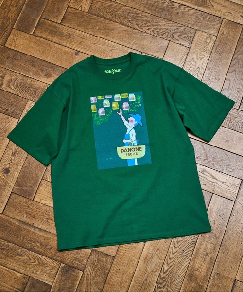 EDIFICE(エディフィス)の「《再入荷》SAVIGNAC (サビニャック) 別注 French Company プリント Tシャツ(Tシャツ/カットソー・メンズ・ホワイト/ブラック系その他/ブルー系その他/ブルー/グリーン/ホワイト系その他/パープル/ライトホワイト/ライトブルー/ブラック・X-LARGE/LARGE/MEDIUM)」の7枚目の写真