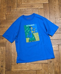 《再入荷》SAVIGNAC (サビニャック) 別注 French Company プリント Tシャツ