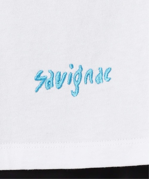 EDIFICE(エディフィス)の「《再入荷》SAVIGNAC (サビニャック) 別注 French Company プリント Tシャツ(Tシャツ/カットソー・メンズ・ホワイト/ブラック系その他/ブルー系その他/ブルー/グリーン/ホワイト系その他/パープル/ライトホワイト/ライトブルー/ブラック・X-LARGE/LARGE/MEDIUM)」の15枚目の写真