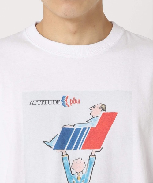 EDIFICE(エディフィス)の「《再入荷》SAVIGNAC (サビニャック) 別注 French Company プリント Tシャツ(Tシャツ/カットソー・メンズ・ホワイト/ブラック系その他/ブルー系その他/ブルー/グリーン/ホワイト系その他/パープル/ライトホワイト/ライトブルー/ブラック・X-LARGE/LARGE/MEDIUM)」の16枚目の写真