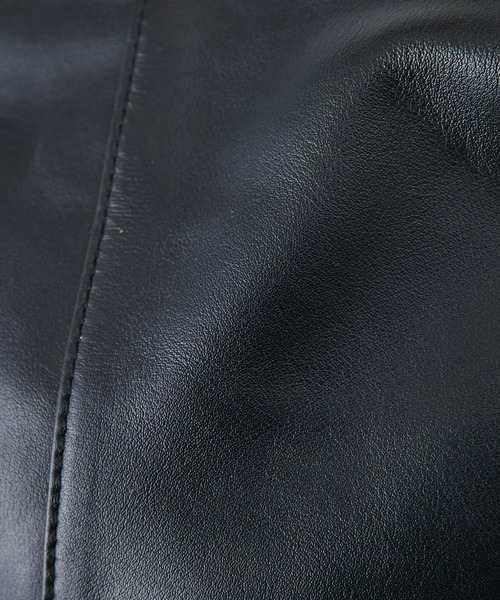 《本革/軽量》ぺったんショルダーバッグ 