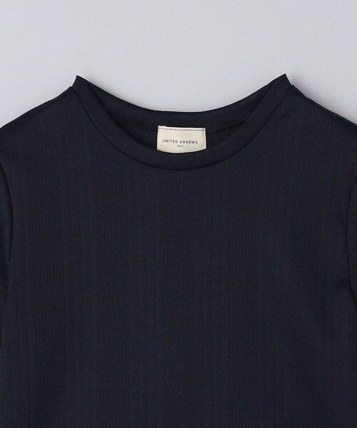 UNITED ARROWS（ユナイテッドアローズ）の「ランダムリブ フィット Tシャツ（Tシャツ/カットソー・レディース・ベージュ/ネイビー/オフホワイト・FREE）」の14枚目の写真