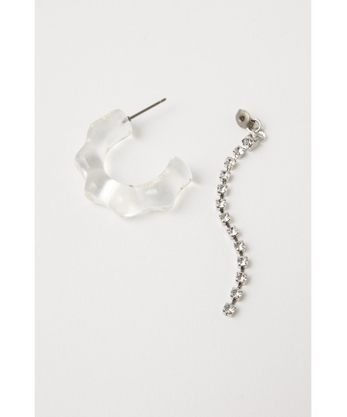 MOUSSY(マウジー)の「JELLY HOOP ピアス(ピアス(両耳用)・レディース・ピンク/クリア・FREE)」の6枚目の写真