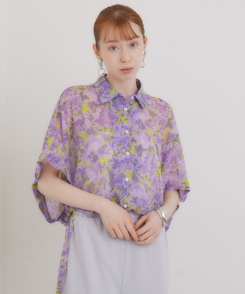 TRANOI（トラノイ）の「TRANOI. ボタニカルドルマンシャツ（シャツ