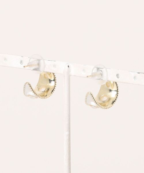 Burner(バーナー)の「【CHI SELECT】デザイン ピアス パール chi-pierce-00511 U【GBT】(ピアス(両耳用)・レディース・ゴールド/シルバー・FREE)」の5枚目の写真