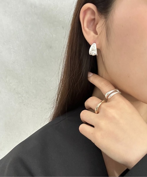 Burner(バーナー)の「【CHI SELECT】デザイン ピアス パール chi-pierce-00511 U【GBT】(ピアス(両耳用)・レディース・ゴールド/シルバー・FREE)」の7枚目の写真