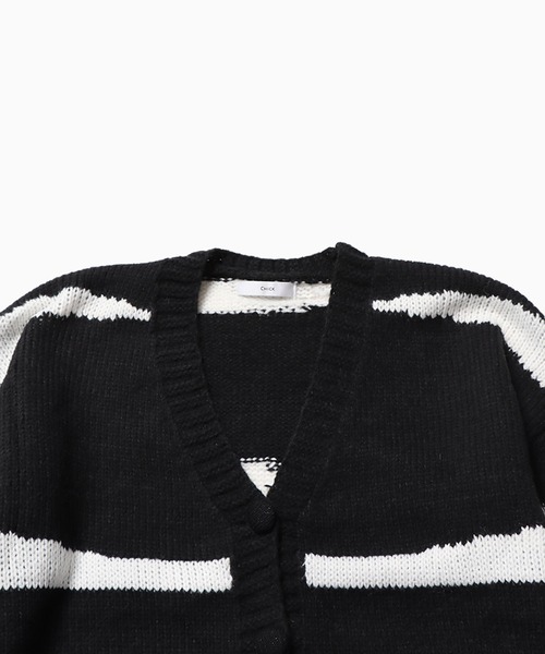 ROOPTOKYO(ループトウキョウ)の「▲Knit cardigan with color scheme / 配色柄ニットカーディガン(カーディガン/ボレロ・レディース・ブルー/ピンク/ブラック・FREE)」の9枚目の写真