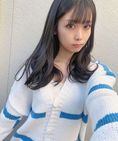 ROOPTOKYO(ループトウキョウ)の「▲Knit cardigan with color scheme / 配色柄ニットカーディガン(カーディガン/ボレロ・レディース・ブルー/ピンク/ブラック・FREE)」の12枚目の写真