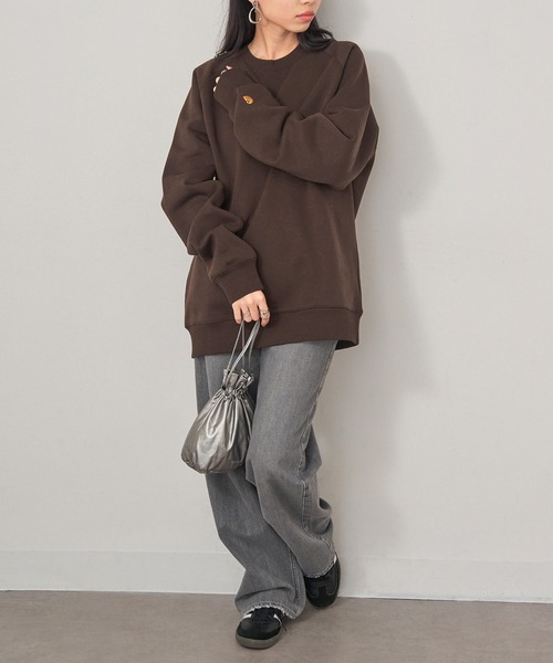 Carhartt WIP(カーハートダブリューアイピー)の「【Carhartt WIP】CHASE SWEATSHIRT I033660(スウェット・メンズ・ホワイト/グリーン/ブラック/グレー/オリーブ/ダークブラウン/ライトグレー/ネイビー・M/L)」の20枚目の写真