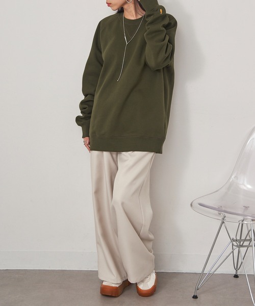Carhartt WIP(カーハートダブリューアイピー)の「【Carhartt WIP】CHASE SWEATSHIRT I033660(スウェット・メンズ・ホワイト/グリーン/ブラック/グレー/オリーブ/ダークブラウン/ライトグレー/ネイビー・M/L)」の15枚目の写真
