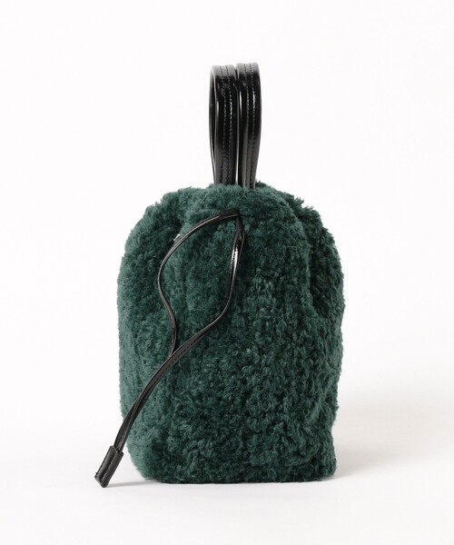 Ray BEAMS（レイビームス）の「リバーシブル ボア バッグ（ショルダーバッグ・レディース・グリーン/オフホワイト・ONE SIZE）」の7枚目の写真