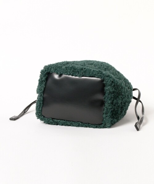 Ray BEAMS（レイビームス）の「リバーシブル ボア バッグ（ショルダーバッグ・レディース・グリーン/オフホワイト・ONE SIZE）」の8枚目の写真