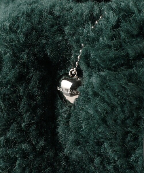 Ray BEAMS（レイビームス）の「リバーシブル ボア バッグ（ショルダーバッグ・レディース・グリーン/オフホワイト・ONE SIZE）」の9枚目の写真