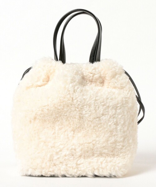 Ray BEAMS（レイビームス）の「リバーシブル ボア バッグ（ショルダーバッグ・レディース・グリーン/オフホワイト・ONE SIZE）」の13枚目の写真