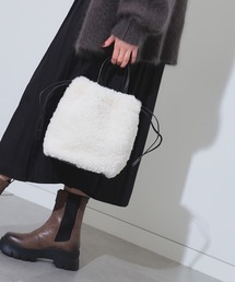 Ray BEAMS | リバーシブル ボア バッグ(ショルダーバッグ)