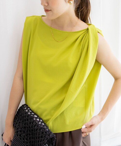 美品 24AW NOLLEY'S ノーリーズ ライトジョーゼットスタンド羽織ブラウス シャツ 4-0035-5-01-003 38 キャメル レディース 古着 中古 NOLLEY'S - 美品 24AW NOLLEY'S ノーリーズ ライトジョーゼット