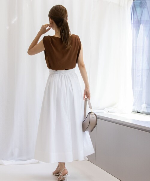 NOLLEY’S（ノーリーズ）の「ライトジョーゼットねじりブラウス（シャツ/ブラウス・レディース・ブラウン/イエロー・38）」の9枚目の写真