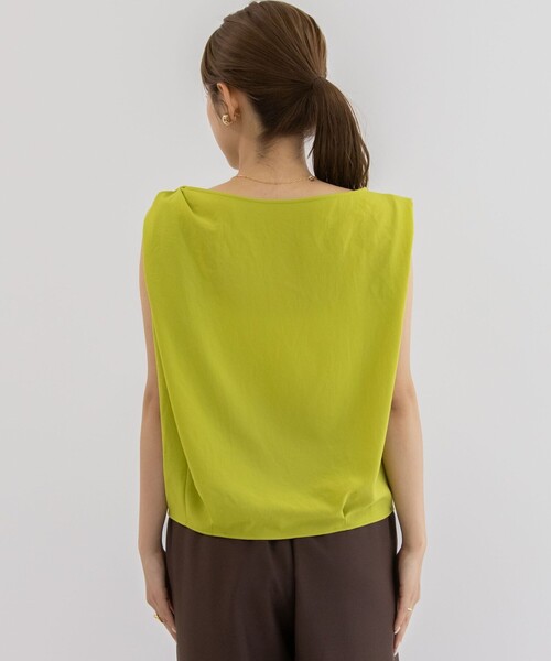 NOLLEY’S（ノーリーズ）の「ライトジョーゼットねじりブラウス（シャツ/ブラウス・レディース・ブラウン/イエロー・38）」の20枚目の写真