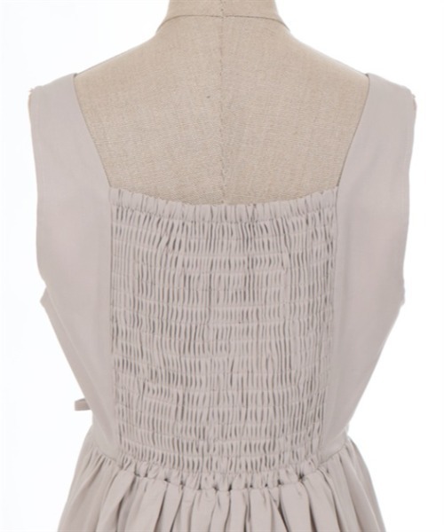 axes femme POETIQUE（アクシーズファムポエティック）の「ガーリーリボンワンピ（ワンピース・レディース・ベージュ/グレー/ブラック・MEDIUM）」の21枚目の写真