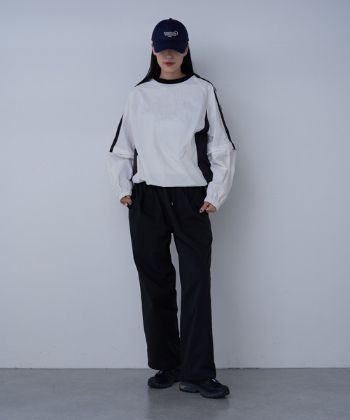 COLONY 2139（コロニートゥーワンスリーナイン）の「2WAYナイロンプルオーバー（Tシャツ/カットソー・メンズ・ブラック/ホワイト・MEDIUM/LARGE）」の11枚目の写真