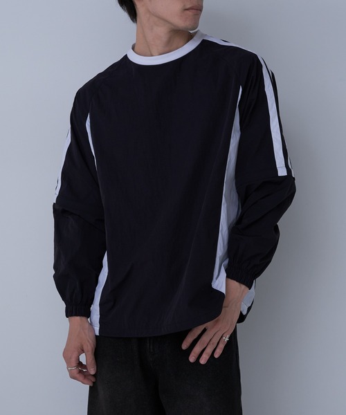 COLONY 2139（コロニートゥーワンスリーナイン）の「2WAYナイロンプルオーバー（Tシャツ/カットソー・メンズ・ブラック/ホワイト・MEDIUM/LARGE）」の16枚目の写真