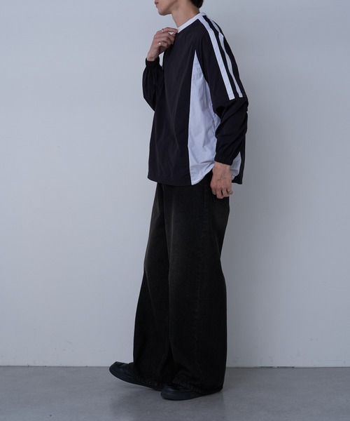 COLONY 2139（コロニートゥーワンスリーナイン）の「2WAYナイロンプルオーバー（Tシャツ/カットソー・メンズ・ブラック/ホワイト・MEDIUM/LARGE）」の18枚目の写真