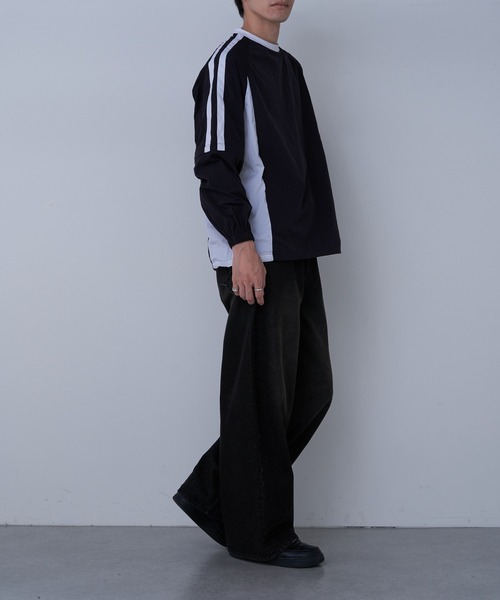 COLONY 2139（コロニートゥーワンスリーナイン）の「2WAYナイロンプルオーバー（Tシャツ/カットソー・メンズ・ブラック/ホワイト・MEDIUM/LARGE）」の20枚目の写真