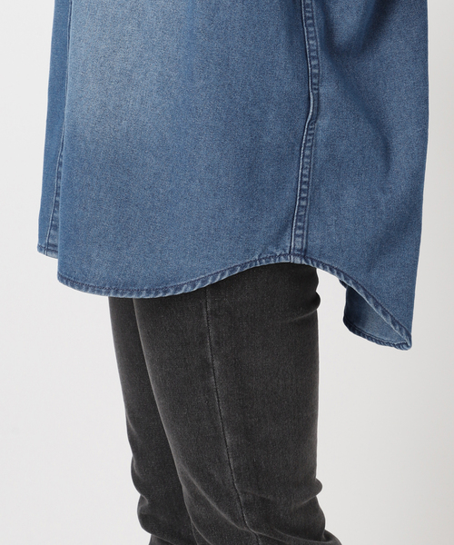 JOURNAL STANDARD relume（ジャーナルスタンダード　レリューム）の「デニムオーバーサイズシャツ（シャツ/ブラウス・レディース・ブルー系その他・FREE）」の20枚目の写真