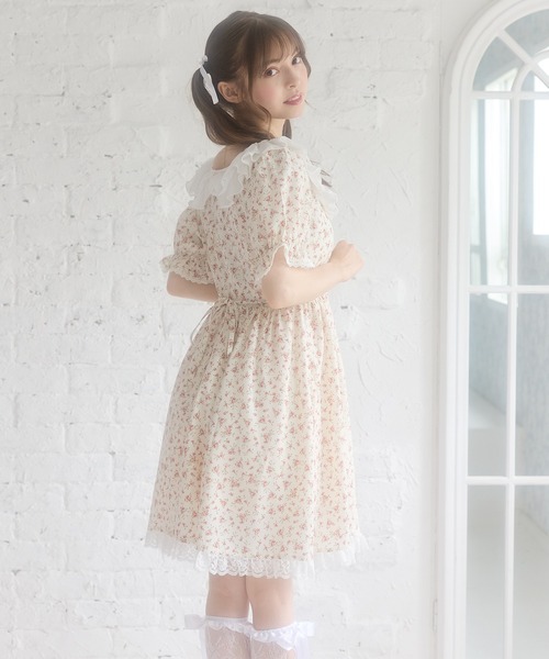 DearMyLoveRose(ディアマイラブローズ)の「ブーケットフラワーワンピース(ワンピース・レディース・ブラック系その他/ホワイト系その他/ホワイト/ピンク系その他/ブラック/ベビーピンク・3L/LL/LARGE/MEDIUM/SMALL)」の8枚目の写真