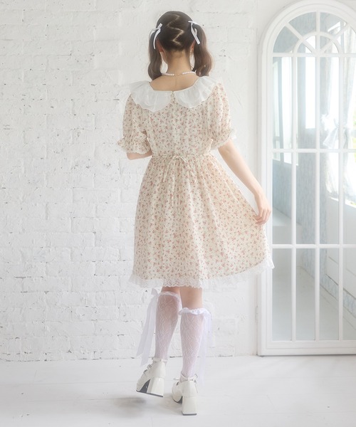 DearMyLoveRose(ディアマイラブローズ)の「ブーケットフラワーワンピース(ワンピース・レディース・ブラック系その他/ホワイト系その他/ホワイト/ピンク系その他/ブラック/ベビーピンク・3L/LL/LARGE/MEDIUM/SMALL)」の9枚目の写真