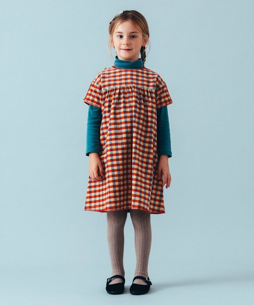 総柄 細コール ワンピース 2024（100～150cm）（ワンピース）｜こども ビームス（コドモビームス）