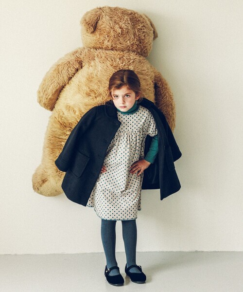 こども ビームス（コドモビームス）の「総柄 細コール ワンピース 2024（100～150cm）（ワンピース・キッズ・ホワイト系その他5/レッド・100/150/140/130/120/110）」の3枚目の写真