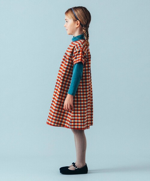 こども ビームス（コドモビームス）の「総柄 細コール ワンピース 2024（100～150cm）（ワンピース・キッズ・ホワイト系その他5/レッド・100/150/140/130/120/110）」の9枚目の写真